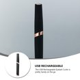 thumbnail image 3 of Miangastore Portable Heated Eyelash Curlers Black Usb Rechargeable Temperature Control 1Set, 3 of 9