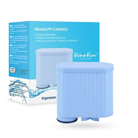 

PrimaPure Espresso Coffee Machine Water Filter Replacement For Philips Saeco AquaClean CA6903 / 01 Certified By IAMPO R&T To NSF/ANSI 42.