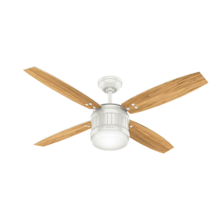 52 Hunter Seahaven Fresh White Ceiling Fan With Led Light Kit And 52 Hunter Seahaven Fresh White Ceiling Fan With Led Light Kit And Remote Control