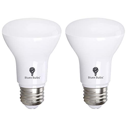 2 Pack Br20 Led Bulb 3000k 7w 50 Watt Equivalent Dimmable 550 Lumens E26 Warm White