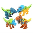 thumbnail image 1 of Juguete de dinosaurio para ensamblar, juguete de dinosaurio para ensamblar DIY, modelo de dinosaurio, juguete para ensamblar, modelo de dinosaurio, probado profesionalmente, 1 of 14