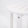 thumbnail image 4 of Round Outdoor Side Table, Patio Garden Stool Coffee End Table Nightstand for Small Spaces, Living Room, Front Porch, Poolside, 4 of 10