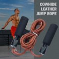 thumbnail image 2 of Corde à Sauter en Cuir Réglable pour Boxe Saut Exercice Gym Entraînement, 2 of 5