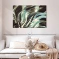 thumbnail image 2 of Elephant Stock Glossy Silver Fabric Abstract Wall Art - Horizontal Canvas Wall Art - Living Room Wall Decor - Abstract Canvas - Brown And Blue Decor - 45" x 30", 2 of 8