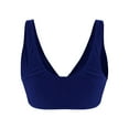 thumbnail image 6 of WMTBSRSW Women's Twist Front Bikini Tops V Neck Push Up Padded Swimsuit Top U Back Wide Straps Wireless Swim Tops Only Bra, 6 of 6