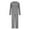 Gray, variant on yievot Pajamas for Women Set Ribbed Knitted Long Sleeve Top and Pants Sleepwear Sets Two Piece Loungewear Nightwear