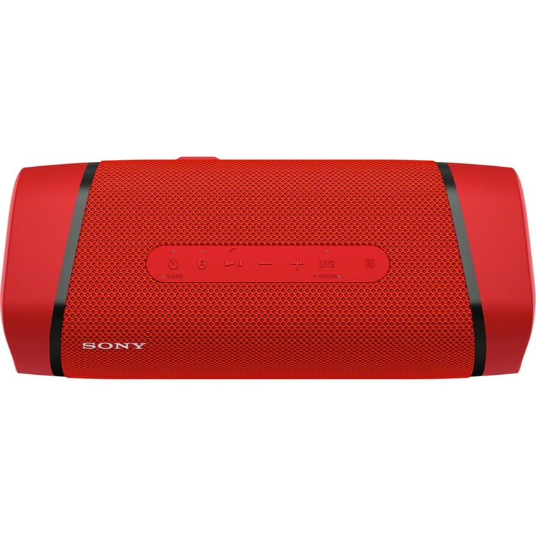 Open Box Sony SRS-XB33 Portable Waterproof Bluetooth Speaker (Red