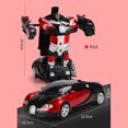 thumbnail image 2 of Rc Car Robot Control Remoto Robot Juguetes Deformación Coches Robot Detección De Gestos Un Botón Transformar 360 ° Rotación Drifting El Mejor Regalo Para Niños Niñas Inevent EL018082-01, 2 of 5