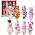 thumbnail image 1 of Reborn Dolls, Realistic Reborn Baby Dolls, Set of 8 Mini Dolls, Cute Newborn Reborn, Reborn Dolls Look Like Real Babies, Baby Doll Boy Girl Toys (Doll, 1 of 4