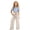 /v97Beige246, variant on Toddler Girls Wide Leg Pants Casual Summer Trousers Loose Fit Long Pants Comfortable Stretchy Soft Fabric For Everyday Play And School Wear Adorable Solid Color Bottoms