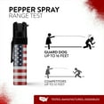 thumbnail image 5 of Pepper Spray with Clip Police Edition, 16 ft Range, USA Flag Design Pepper Spray for Protection, Self Defense by Guard Dog Security, 1 pack, 5 of 6