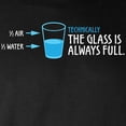 thumbnail image 3 of CafePress - Technically, The Glass Is Always Full Long Sleeve - Long Sleeve Dark T-Shirt, 3 of 4