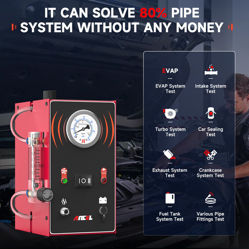 ANCEL S300 Lite Car Smoke Leak Detector Automotive EVAP Smoke Machine Diagnostic Leak Detection Tester