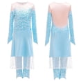 thumbnail image 1 of Vestidos de Elsa para niñas, disfraz de Anna, ropa de princesa para Cosplay, Vestido de reina de la nieve, fiesta de cumpleaños para niños, Sukienki Fivean unisex, 1 of 2