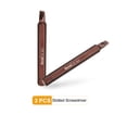 thumbnail image 3 of Uxcell 3pcs SL6 Magnetic Slotted Screwdriver Bit 5/16" Hex Shank 80mm Length S2, Red, 3 of 6