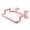 Pink, variant on Yesbay Kitchen Cabinet Door Back Garbage Trash Bag Towel Hanging Holder Rack Organizer,Beige