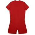 thumbnail image 6 of Alvivi Men's Short Sleeve One Piece Boyshorts Jumpsuit Romper Bodysuit Unitard Red XL, 6 of 8