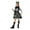 Black, variant on Odeerbi Kids Girls Halloween Dresses Role Play Stage Performance Dress Outfits New Pattern Long Sleeve Velvet Court Style Dress Black