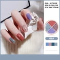 thumbnail image 2 of Pisexur Belleza Maquillaje Set de esmaltes de uñas en gel de 4 colores, color crema pudín, para principiantes.para mujeres y hombres, 2 of 3
