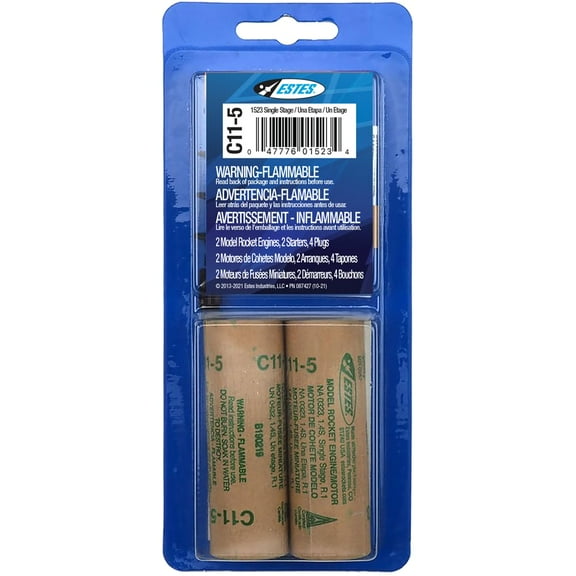 Estes - C11-5 Model Rocket Engines (2-Count) EST10026 / EST1523