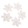 thumbnail image 4 of 5 Piezas Bncas Etiquetas De s s Apliques Bricoje Sunnimix Bordado parche de encaje aplique, 4 of 7