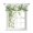 White, variant on Dandelion Field Tie Up Valances Curtain, Abstract Yellow Flower Monarch Butterfly Botanical Adjustable Rod Pocket Window Treatment Short Tie Up Curtains Valances for Kitchen Bathroom 54x18 Inches