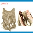 thumbnail image 3 of MesaSe Synthetic Invisible Wire in Hair Extension Full Head As Natural Curly Wavy, 3 of 5