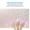 thumbnail image 6 of Disketp Gaming Mouse Pad Glitter Light Pearl Pattern Large Mouse Mat Long Extended Desk Pad Non-Slip Rubber Mice Pads Stitched Edges Thin Pad (11.8x31.5 Inch), 6 of 9