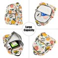 thumbnail image 5 of FORMRS Mini Backpack Purse for Women Quilted Travel Daypack Casual Shoulder Bag, Orange Slices, 5 of 7
