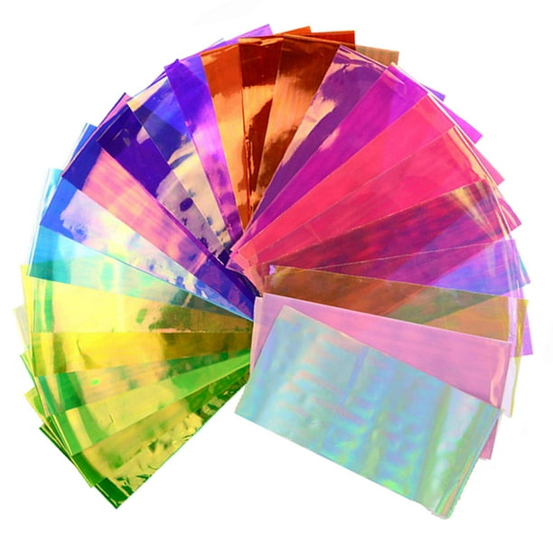 Láminas para decoración de uñas Beaute Galleria, cristal roto holográfico