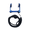 Blue, variant on Swimming Nose Clip with Lanyard Swim Nose Guard Swimming Accessories Floating Nose Plugs for Water Sports