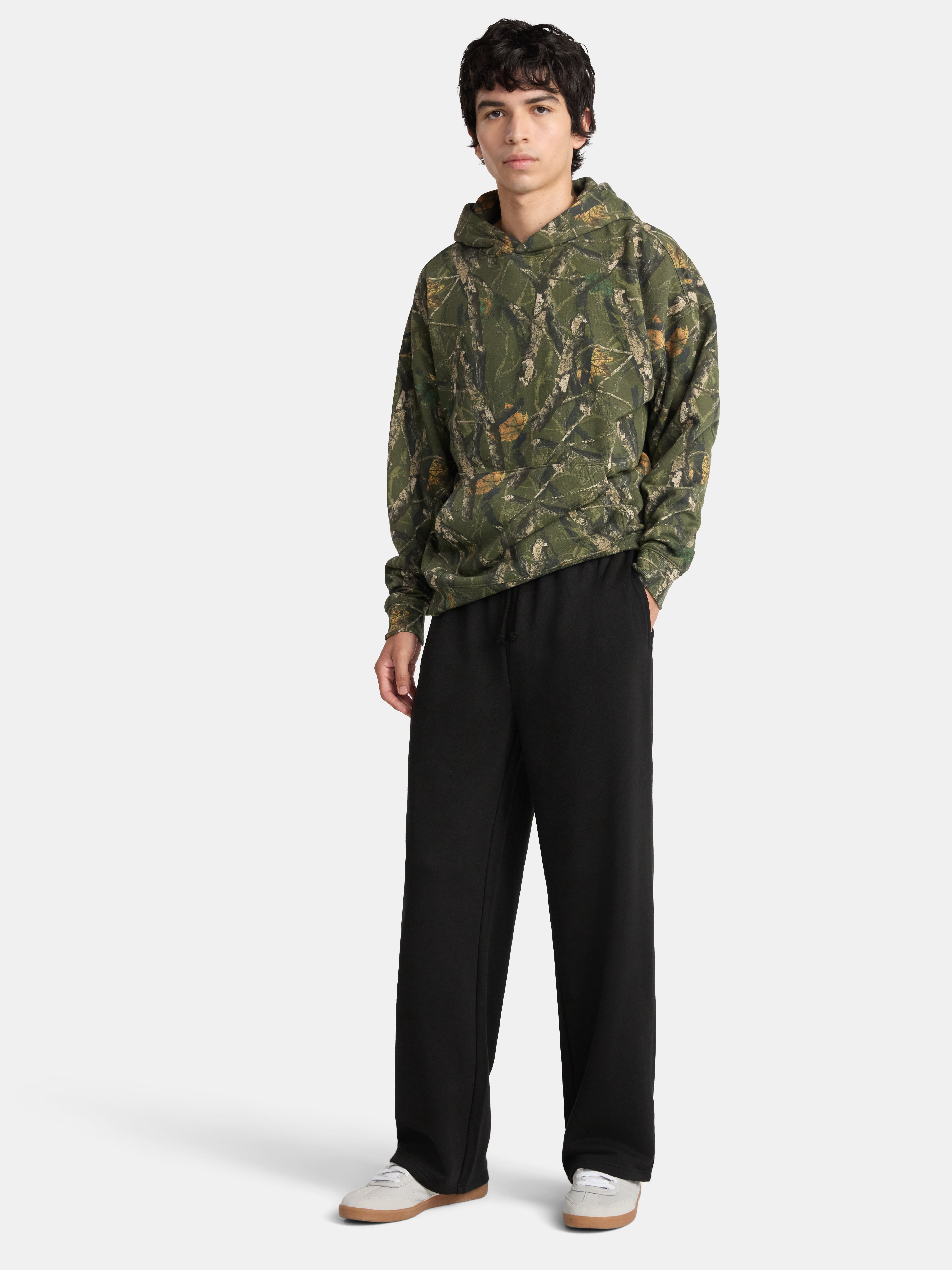 No Boundaries Soft Fleece Vintage Straight Sweatpants, Men's XS-5XL
