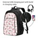 thumbnail image 2 of Fotbe Watermelon Mochila con Estampado y Puerto USB para Hombre y Mujer, Mochila Antirrobo, Mochila de Viaje, Mochila Escolar, Mochila Universitaria, 2 of 7