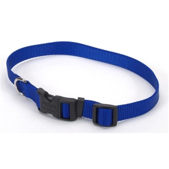 Animal Supply Company CO69702 1 in. Réglable Col en Nylon&44; Bleu - 20 in.