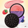 thumbnail image 3 of Asian Oreo Blueberry Raspberry Sandwich Cookies, 6 oz, 2 Packs | Taiwan Oreo | Asian Snack, 3 of 5