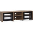 thumbnail image 4 of SONOROUS LB-1620 Modern Wood and Glass TV Stand for TVs up to 75" (Walnut), 4 of 8