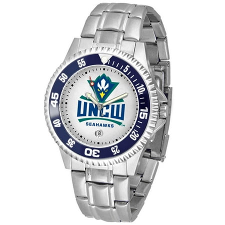 Ncaa Competitor Metal Band Watch - North Carolina Wilmington Seahawks NCAA