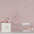 thumbnail image 5 of VEELIKE Textured Light Pink Wallpaper Peel and Stick for Bedroom Girls Room 15.7"x118" Self Adhesive Pink Floral Wallpaper Pink Contact Paper for Cabinets Drawers Removable Textured Vinyl Wallpaper, 5 of 8