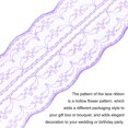 thumbnail image 4 of Unique Bargains 1.8' Wide 11 Yard Lace Ribbon Floral Pattern Purple Lace Trim Ribbon for Gift Wrapping, Wedding Decor, 4 of 6
