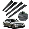 thumbnail image 2 of Interior Door Panel Cover, Carbon Fiber Inner Door Panel Trim Protective  Replacement For  C-class W204 2007-2013 For Car, 2 of 8