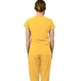 thumbnail image 4 of Green Town Scrubs for Women Scrub Set - Jogger Pant and V-Neck Top, 6 Pockets, Easy Care Uniforms, 4 of 7