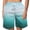 Sky Blue, variant on Swim trunks for men Men's Gradient Swim Shorts Summer Quick Dry Pocket Beach Shorts Hawaiian Shorts