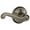 Antique Pewter, variant on Schlage Lock Company Flair Left Handed Lever Non-Turning Lock, Bright Chrome (F170 FLA 625 LH)