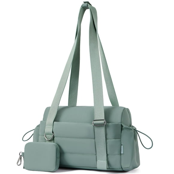 Bolsa de gimnasio Roulens pequeña para mujer, juego de 2 unidades con compartimento húmedo