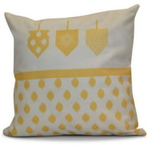 Simply Daisy Dreidels Geometric Print Outdoor Pillow