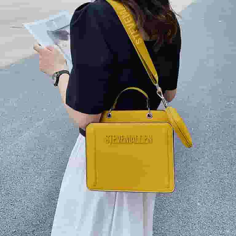 【Steve Madden】おしゃれで可愛いミニバッグ Steve Madden Quilted Small Tote Bag for Women Top Handle