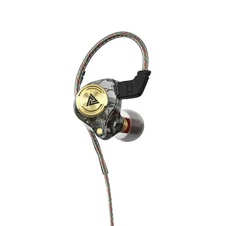 JOGZMZ Translucent Cell Phone Wired Earbuds Environmentally Friendly Fire Retardant Material Wired Headphones In-ear Stereo In-line Headphones