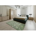 thumbnail image 5 of Ahgly Company Machine Washable Indoor Rectangle Abstract Army Green Area Rugs, 8' x 12', 5 of 7