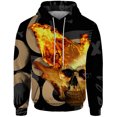 thumbnail image 4 of Ropa de otoño para hombre, jersey con estampado moderno con nigromante y esqueletos, ropa Y2k, sudaderas con capucha de moda para hombre, sudadera con capucha para hombre, top gótico, 4 of 5