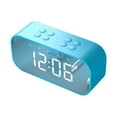 thumbnail image 1 of Boc BT501 Mini Wireless Bluetooth-compatible Subwoofer Speaker Mirror LED Display Alarm Clock, 1 of 10